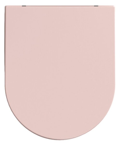 Isvea Isvea, INFINITY SLIM WC-ülőke, lágyan záródó, Easy Take, rózsaszín lazac színű, 40KF0541I