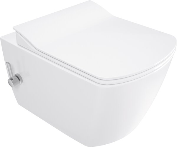 Deante Blur, bidé funkciós WC-csésze 525x372x349 mm, fényes fehér, DEA-CDZ_6WPW