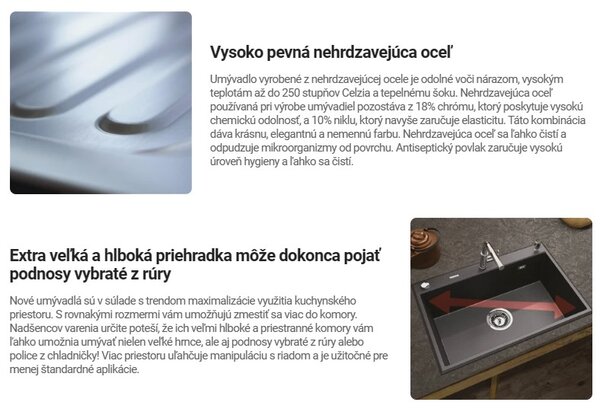 Deante Olfato, 1 kamrás rozsdamentes mosogató 550x505x200mm, arany matt, DEA-ZPO_R10B