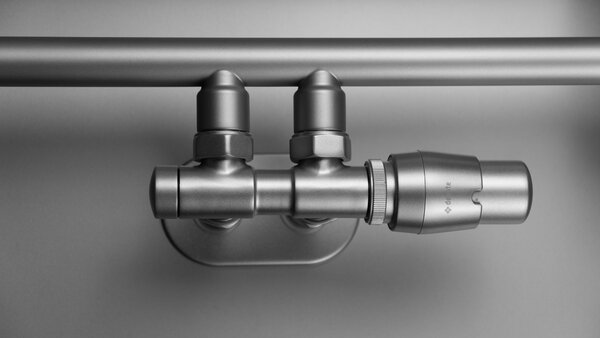 Deante Silia, fürdőszoba radiátor 500x850 mm, 335W, csiszolt acél, DEA-AGI_FG31