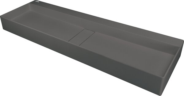 Deante Blur, gránit asztali mosdó 1200x400x120 mm, antracit metál, DEA-CQB_TU2S
