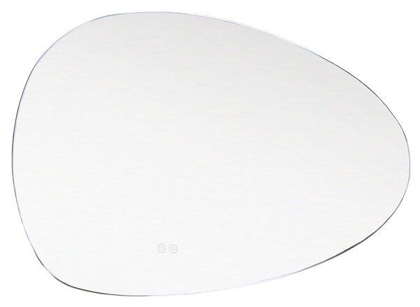 Mereo Mereo, LED-es ellipszis tükör 80x50 cm, hátsó világítással és páramentesítővel, MER-CN184