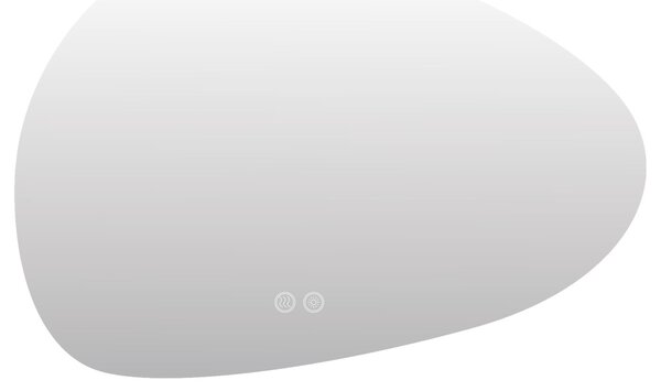 Mereo Mereo, LED-es ellipszis tükör 80x50 cm, hátsó világítással és páramentesítővel, MER-CN184