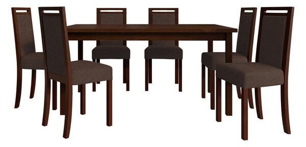 Étkezőgarnitúra Victorville 308, 76x92cm, Bükkfa