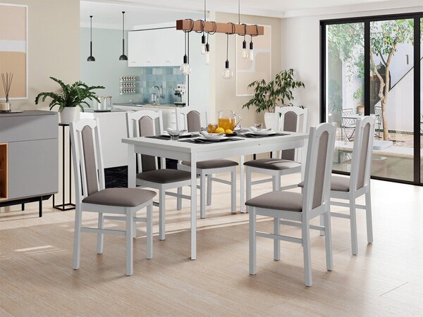 Étkezőgarnitúra Victorville 313, 78x80cm, Bükkfa