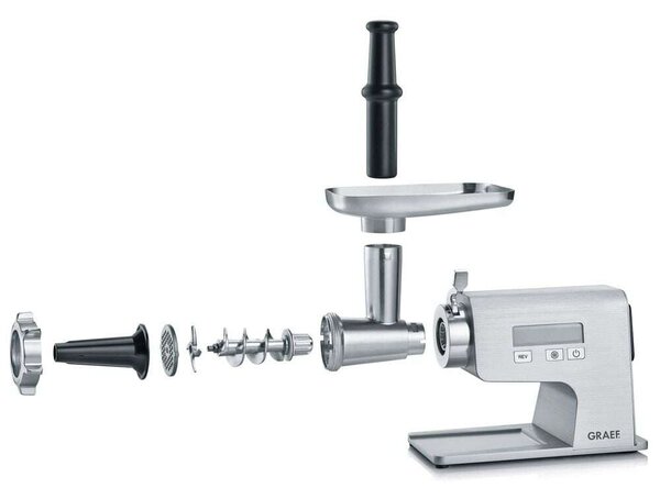 Graef FW500 Profi Húsdaráló - 1,8 kg/perc, 3 Szita