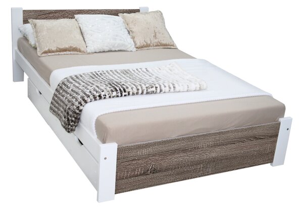 LAPIS ágy + matrac + ágyrács AJÁNDÉK, 140x200, trufla