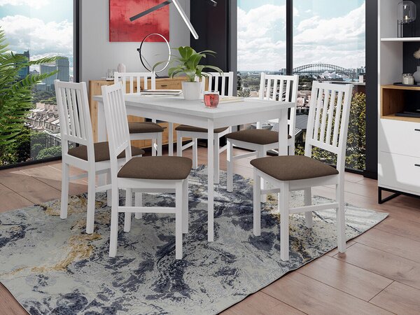 Étkezőgarnitúra Victorville 320, 78x80cm, Bükkfa