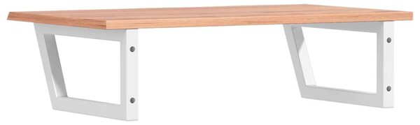 VidaXL Falra Szerelhető Mosdópolc - Tömör Tölgyfa - 80cm