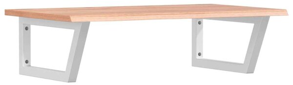 VidaXL Falra Szerelhető Mosdópolc - Tömör Tölgyfa - 80cm