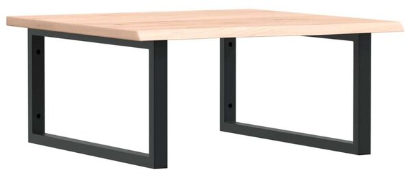 VidaXL Falra Szerelhető Mosdópolc - Tömör Tölgyfa - 60x60 cm