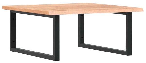 VidaXL Falra Szerelhető Mosdópolc - Tömör Tölgyfa - 60x60 cm