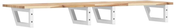 VidaXL Akácfa Mosdópolc - Falra Szerelhető - 120cm