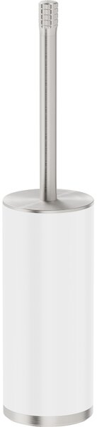 Mexen Triv, fali WC-kefe, fehér / szálcsiszolt acél, 70A33073-97W