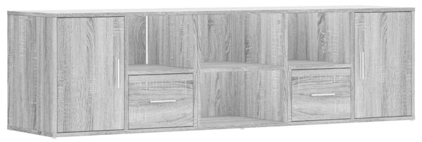 VidaXL szürke sonoma színű szerelt fa sarokszekrény 160 x 40 x 45 cm