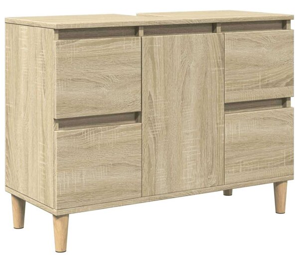 VidaXL Sonoma Tölgy Mosdószekrény - 80x33x60 cm