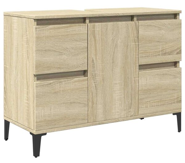 VidaXL Sonoma Tölgy Mosdószekrény - 80x33x60 cm