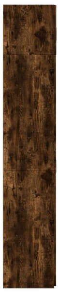 VidaXL füstös tölgy színű szerelt fa tárolószekrény 80 x 42,5 x 225 cm