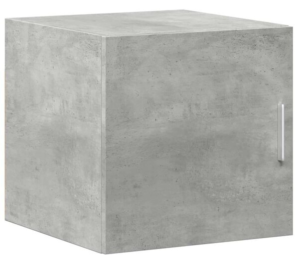 VidaXL betonszürke szerelt fa vékony tárolószekrény 40 x 42,5 x 225 cm