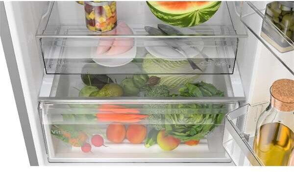 Bosch KGN492LDF inox alulfagyasztós hűtőszekrény