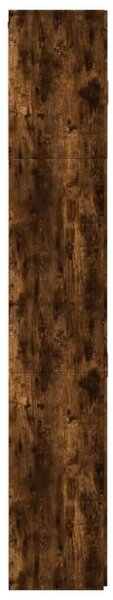 VidaXL füstös tölgy színű szerelt fa magasszekrény 80 x 42,5 x 249 cm