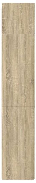 VidaXL sonoma tölgy színű szerelt fa tárolószekrény 80 x 42,5 x 225 cm