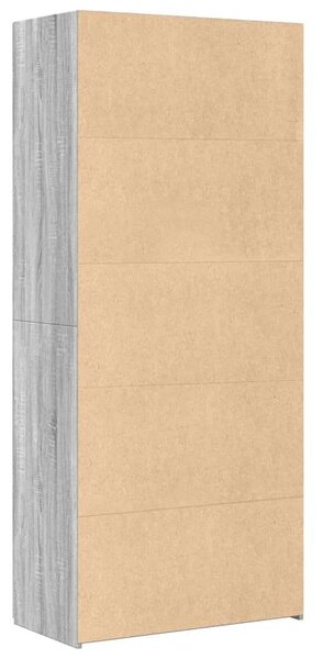 VidaXL szürke sonoma szerelt fa magasszekrény 80 x 42,5 x 185 cm