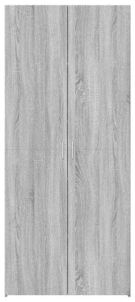 VidaXL szürke sonoma szerelt fa magasszekrény 80 x 42,5 x 185 cm