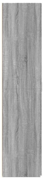 VidaXL szürke sonoma szerelt fa magasszekrény 80 x 42,5 x 185 cm