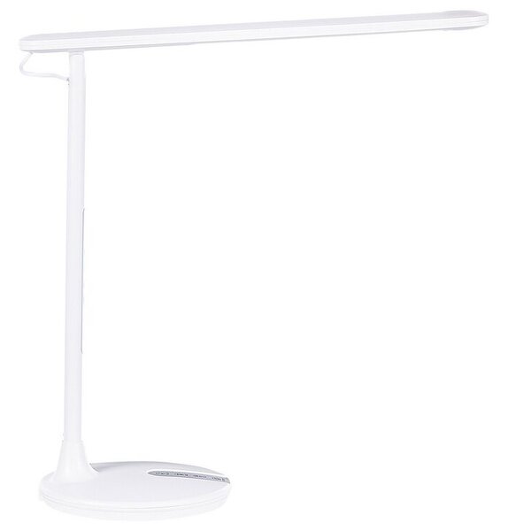 Fehér fém LED asztali lámpa 38 cm DRACO