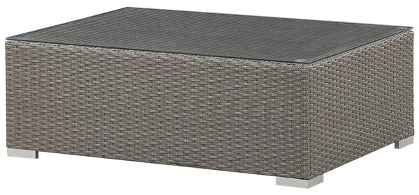 Kerti ülőgarnitúra asztallal 8 személyes MAESTRO PE Rattan Tópszín