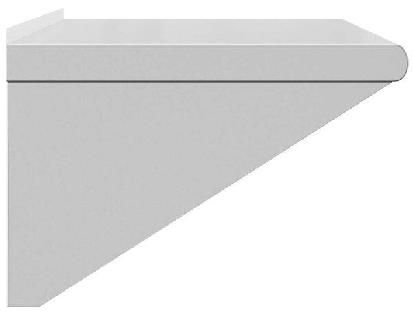 VidaXL Fali Polc - Rozsdamentes Acél - 75x45cm