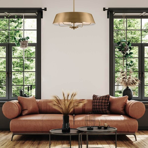 Kichler klasszikus függeszték luella sárgaréz elskl-luella-4p-bnb