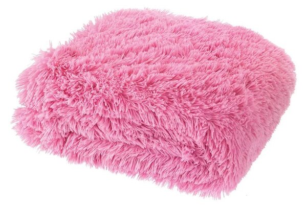 Rózsaszín mikroplüss takaró 150x200 cm Cuddly – Catherine Lansfield