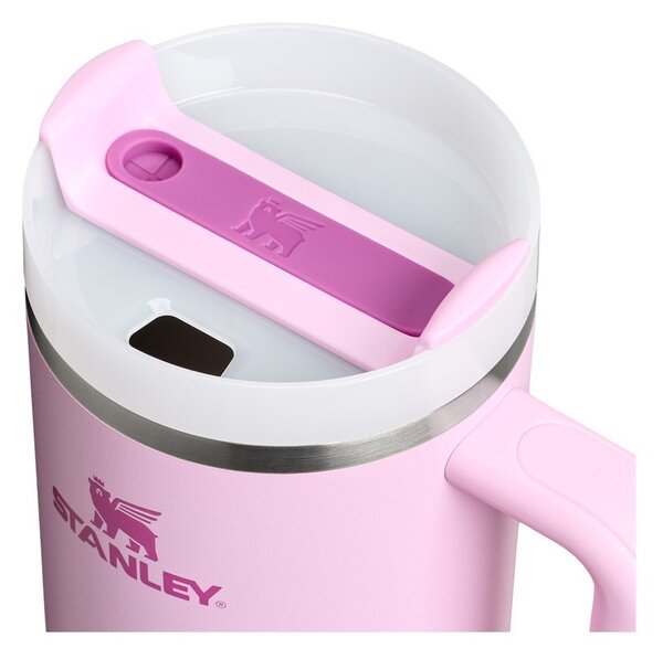 Rózsaszín rozsdamentes acél termosz szívószállal 1,18 l Quencher H2.0 FlowState Tumbler Cherry Blossom – Stanley