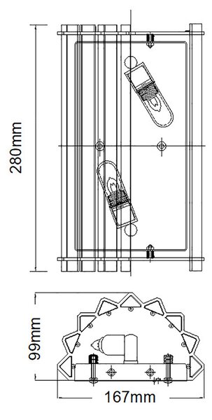 Kichler klasszikus fali lámpa crystal skye króm átlátszó elskl-crystal-skye2 IP44