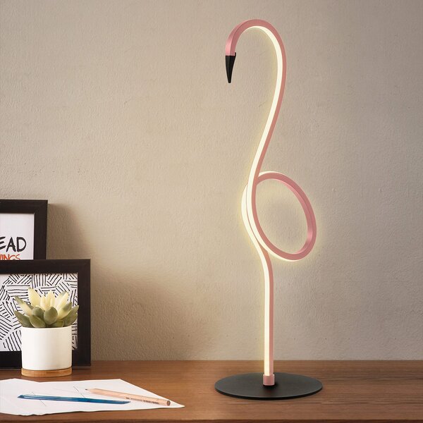 Elstead modern asztali lámpa flamingo rózsaszín elsflamingo-tl-pnk
