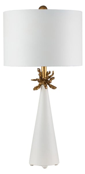 Flambeau klasszikus asztali lámpa neo white tejszínes arany elsfb-neo-tl-fr-wht