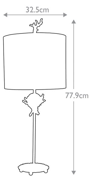 Flambeau klasszikus asztali lámpa trellis patina ezüst elsfb-trellis-tl