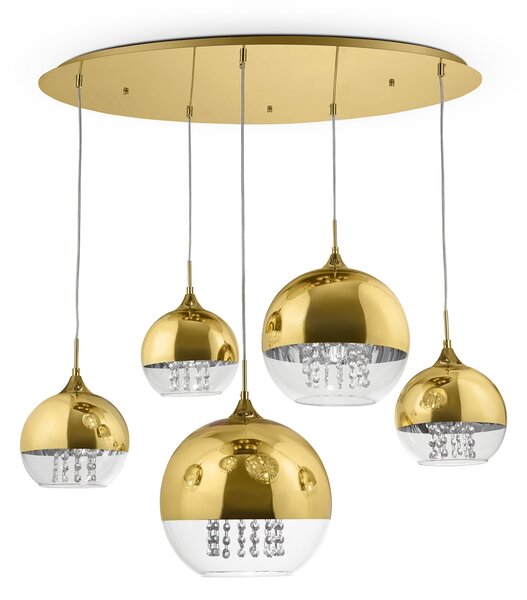 Maytoni modern függeszték fermi arany myp140-pl-170-5-g