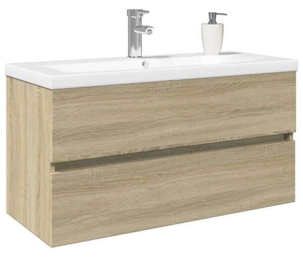 VidaXL Fürdőszoba Bútor Szett - Sonoma Tölgy - 90cm