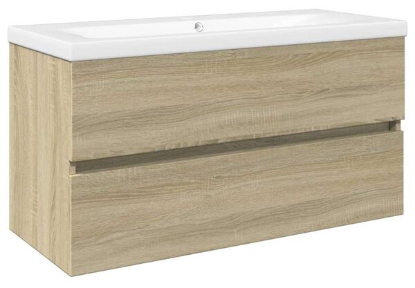 VidaXL Fürdőszoba Bútor Szett - Sonoma Tölgy - 90cm