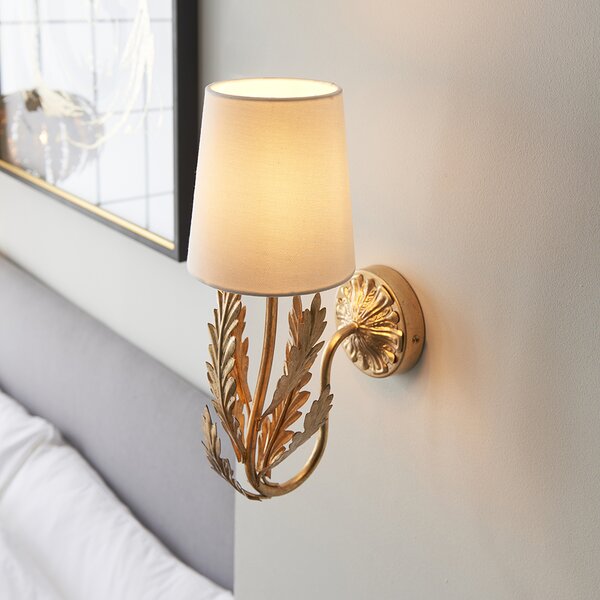 Endon klasszikus fali lámpa delphine ivory arany end95040
