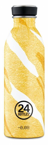Urban Amber Deco sárga 500 ml rozsdamentes acél design kulacs