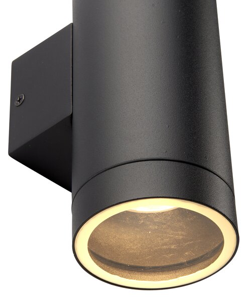 Endon modern kültéri led lámpa palin xl átlátszó fekete struktúra end98438 IP44