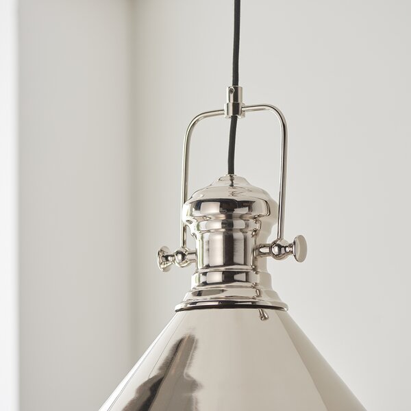 Endon loft skandináv függeszték brampton fehér nickel-nero end96178