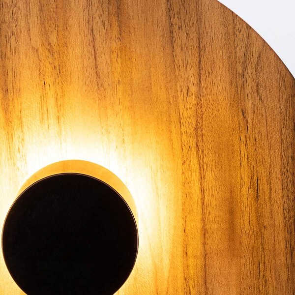 Quintiesse modern skandináv asztali lámpa dot faipari elsqn-dot-tl-teak