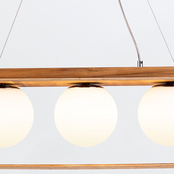 Quintiesse modern skandináv függeszték sfera faipari elsqn-sfera-3p-teak
