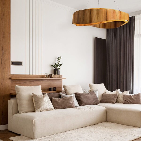 Quintiesse modern skandináv függeszték horizon faipari elsqnhorirgled80teak