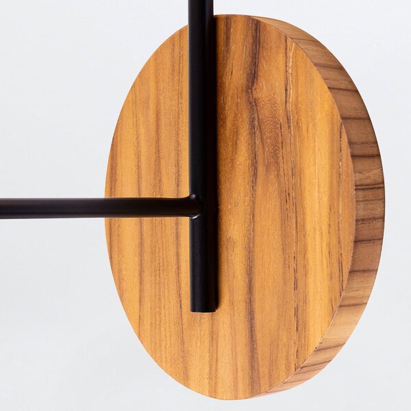 Quintiesse modern skandináv fali lámpa dot faipari elsqn-dot-wb1-teak